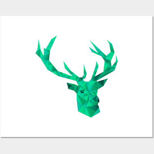 Low Poly Deer Posters and Art